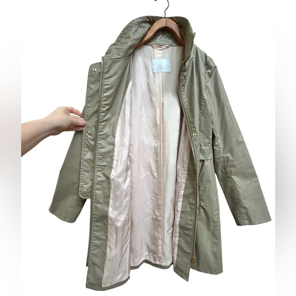 BOGNER Amanda Taupe Weather Resistant Rain Coat Jacket, Size Small / US 4 - Picture 5 of 16
